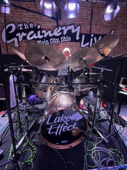Ernie on Drums Perspective Ernie on Drums Perspective